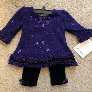 Bonnie Baby Purple outfit